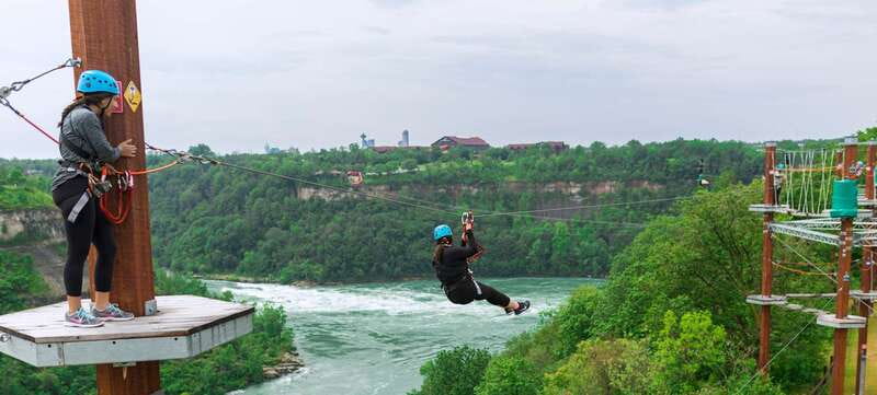 Niagara Falls, Canada: Whirlpool Adventure Ropes Course - Check In at 3500 Niagara River Parkway