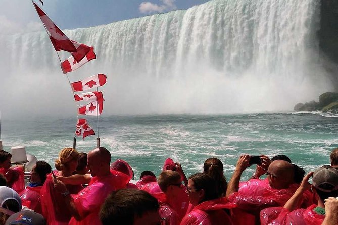 Niagara Falls Canadian Luxury Tour: Boat, Journey, Skylon & Lunch - The boat ride gets you close to the Horseshoe Falls