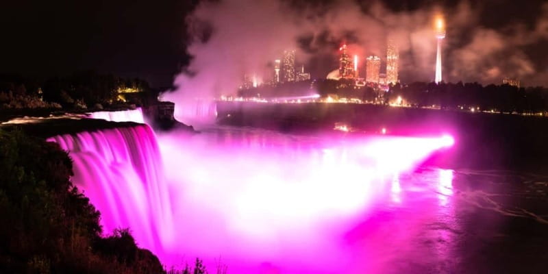 Niagara Falls: Guided Night Tour w/ Dinner & Hotel Transfer - Old Scow, Upper Rapids, and the International Control Dam