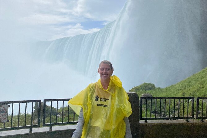 Niagara Falls Small Group Tour w/ Tower, Journey & Boat Cruise - Journey Behind the Falls puts you beside the power