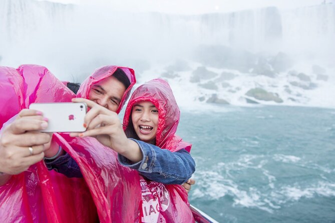 Niagara Falls Tour with Boat Ride & Journey Behind the Falls - Taking the elevator down to Niagara City Cruises