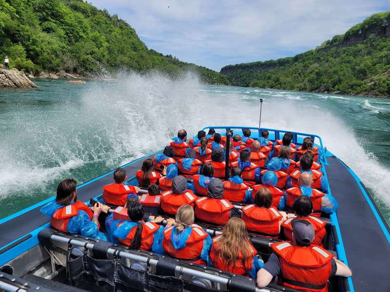 Niagara Falls USA: 45-Minute Jet-Boat Tour on Niagara River - The Jet Dome gives families a calmer choice