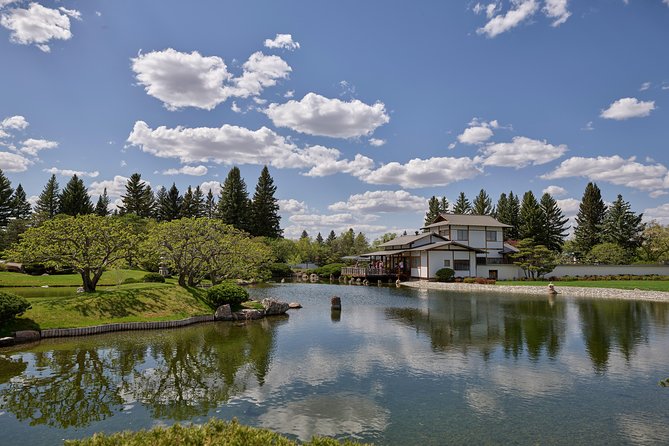 Nikka Yuko Admission (Adults & Children) - Ringing the Friendship Bell beside Henderson Lake