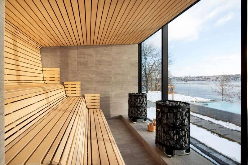 Old Quebec: Nordic Spa Thermal Experience - The restaurant with St. Lawrence views