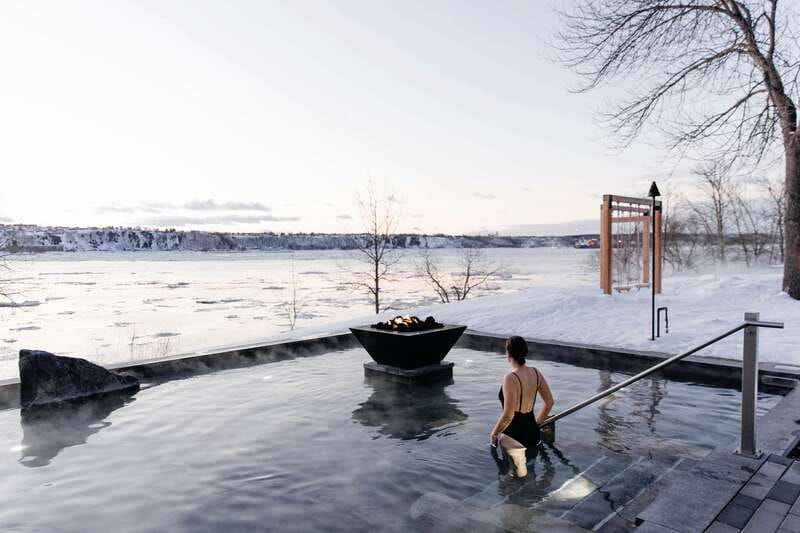 Old Quebec: Nordic Spa Thermal Experience - Start with heat, then try the cold