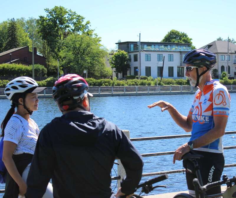 Ottawa 200th Anniversary Guided Bike Tour - Meeting beside the Rideau Canal