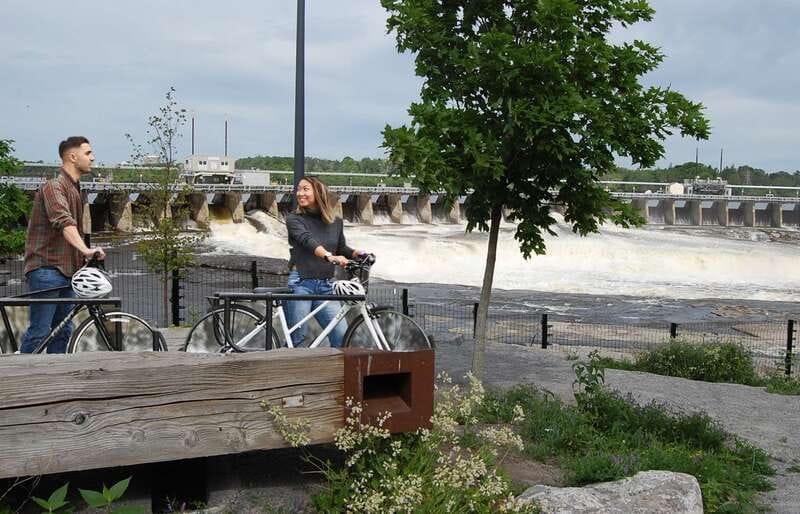 Ottawa: 4-Hour Bike Rental - Chaudière Falls and the two-province connection