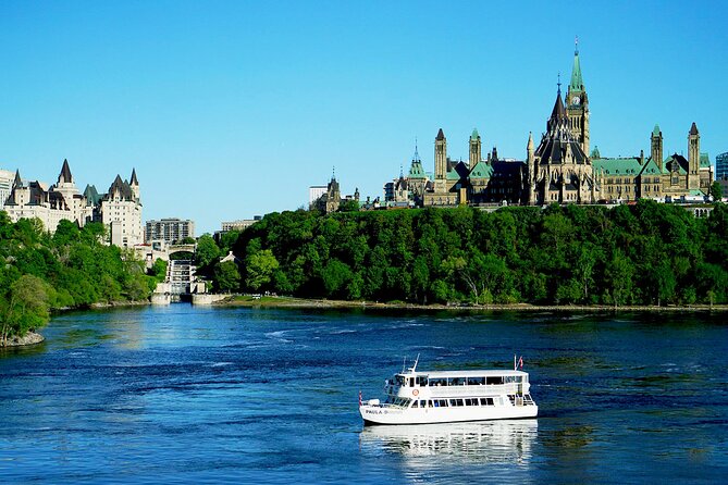Ottawa Boat Cruise - Paul's Boat Line - Samuel de Champlain and the view toward Gatineau