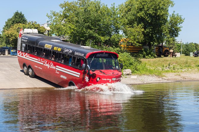 Ottawa City Tour by Land and Water - The splash onto the Ottawa River