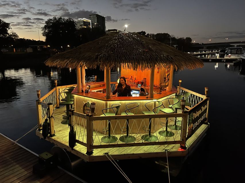 Ottawa: Floating Tiki Bar Cruise on the Ottawa River - Music, karaoke, and the social mood