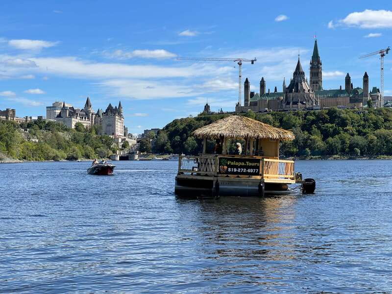 Ottawa: Floating Tiki Bar Cruise on the Ottawa River - What the 90-minute route feels like