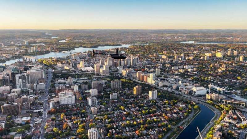 Ottawa: Helicopter Ride with Live Commentary - The Canadian Museum of History and the Ottawa River