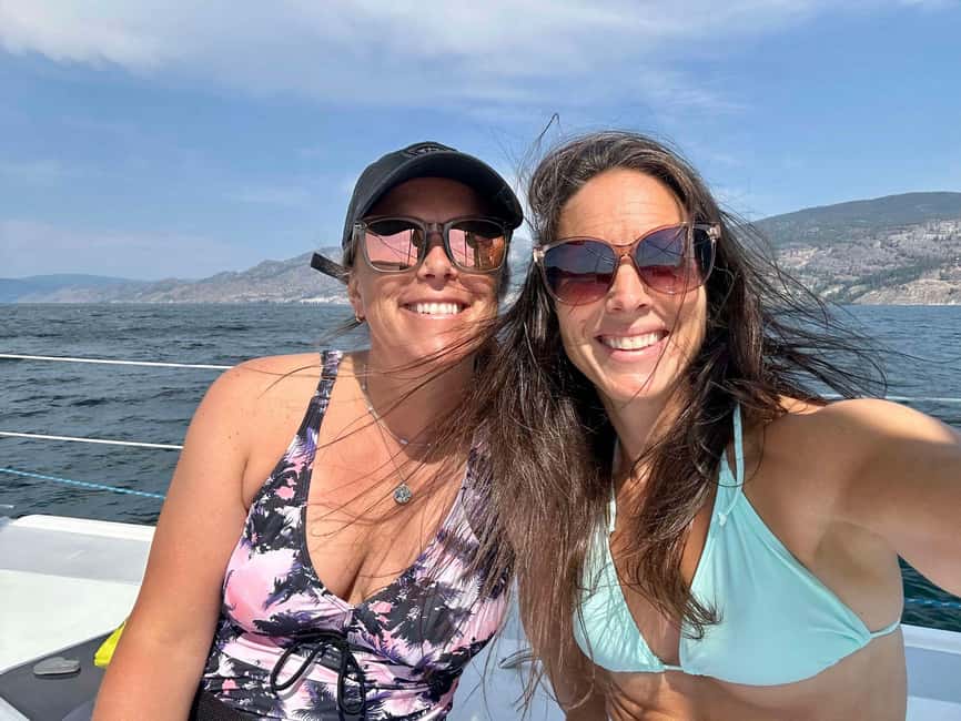 Penticton Okanagan Lake: Sailing Tour - Meeting the boat at Naramata Marina
