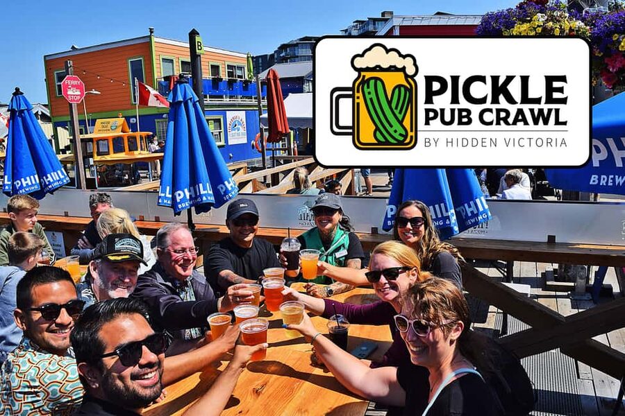 Pickle Pub Crawl: Ferry Rides and Appetizers - Downtown Victoria: a short first stop with local context
