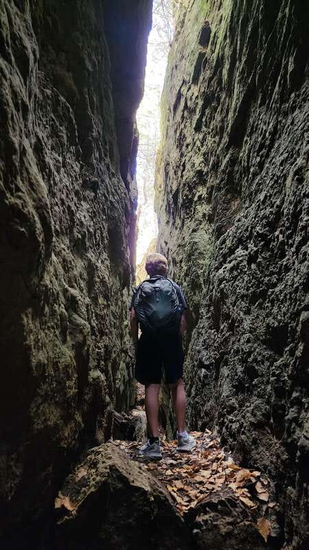 Private Nottawasaga Bluffs Caves Hike - Creemore/Collingwood - Food stops near Creemore and Collingwood