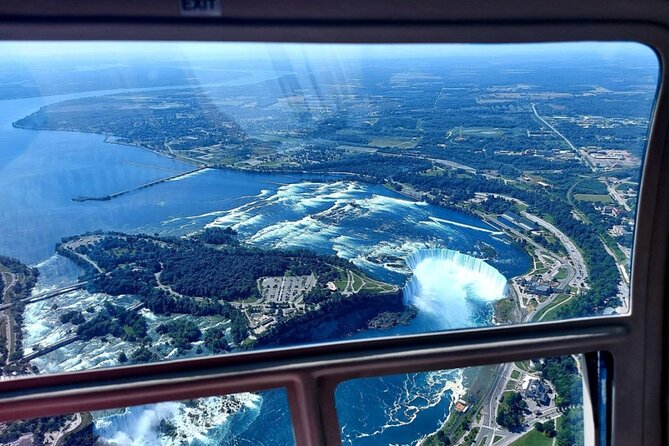 Private Tour: Romantic Niagara Falls Helicopter Flight - The Deluxe Flight route, from vineyards to the Falls