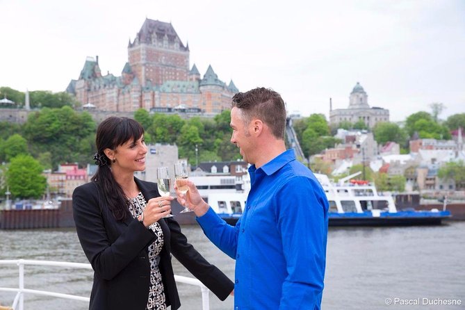 Quebec City Guided Sightseeing Cruise - Montmorency Falls from a respectful distance