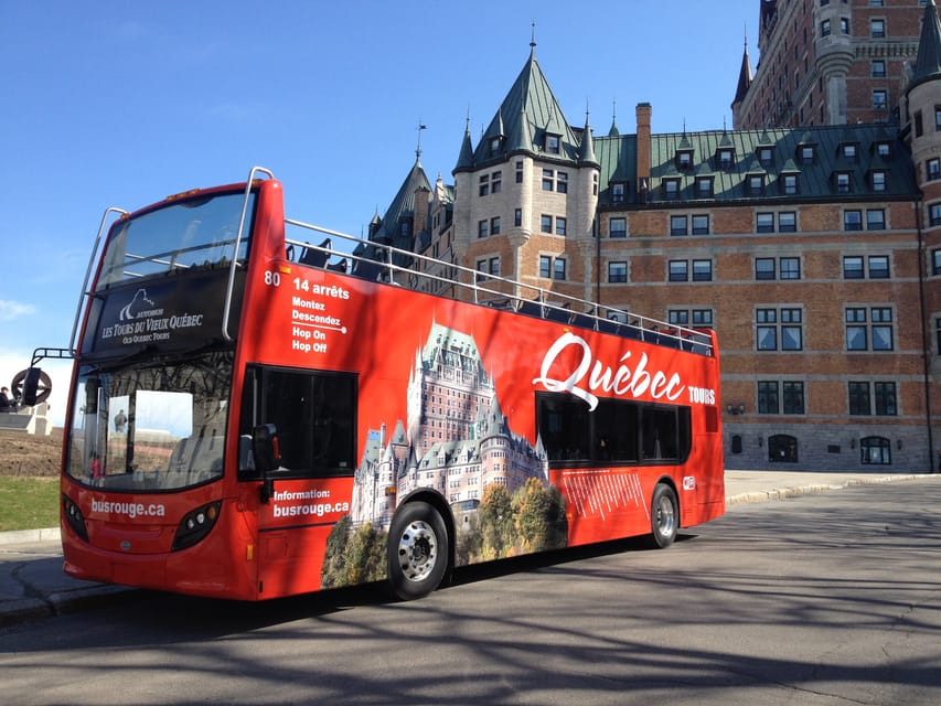 Quebec City: Hop-on Hop-off Open-Top Double Decker Bus Tour - Key points to know before you ride