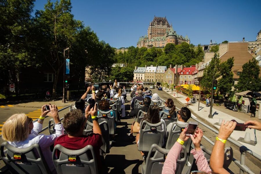 Quebec City: Hop-on Hop-off Open-Top Double Decker Bus Tour - Place d’Youville and the Citadelle