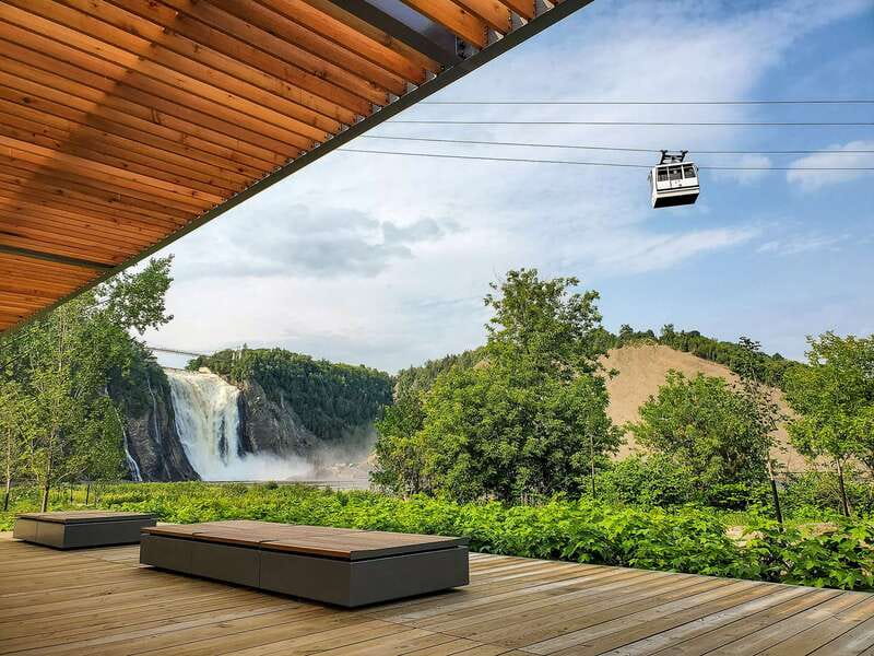 Quebec City: Montmorency Falls with Cable Car Ride - The Cable Car Ride to the Upper Terminal