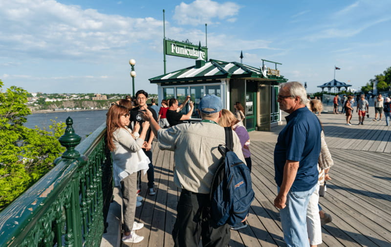 Quebec City: Old Quebec Classic Walking Tour with Funicular - Riding the funicular to Upper Town