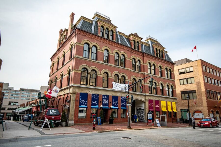 Saint John Night Driving Tour With Skywalk & Martello Tower - Skywalk observation deck and the city market