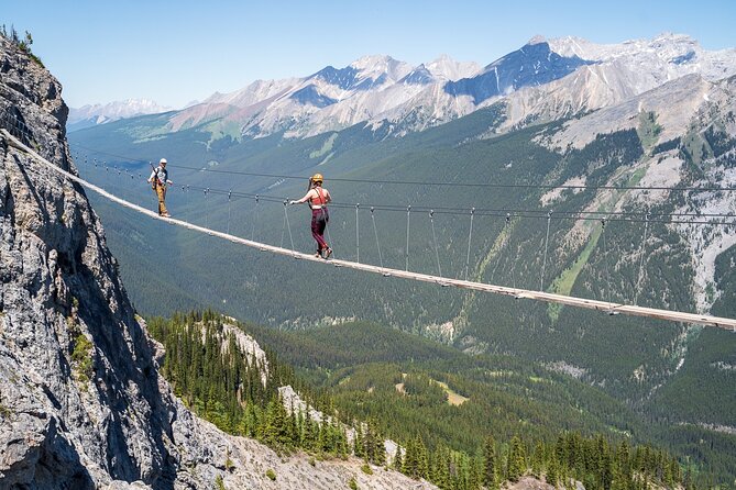 Small Group Banff Skyline Via Ferrata 5-hour Tour - The Chairlift Ride Starts the Adventure