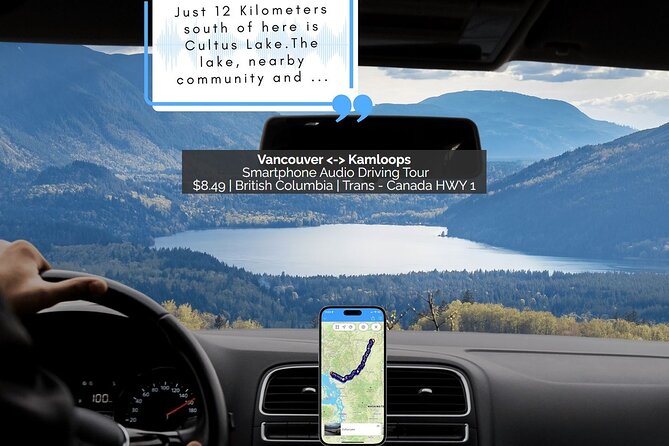 Smartphone Audio Driving Tour between Kamloops and Vancouver - Sumas Lake, Chilliwack, and the road toward Hope