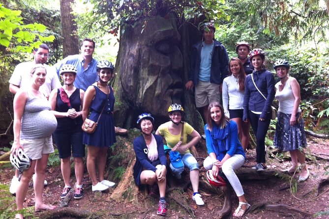 Stanley Park & Downtown - Vancouver Bike Tours - Totem Park, Beaver Lake, and the forest roads