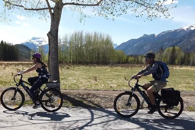 Sundance Canyon eBike and Hike Guided Tour - Following the Bow River pathway