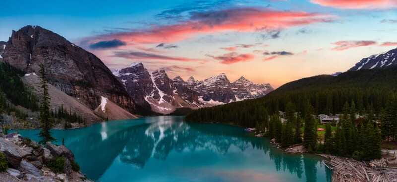 Sunrise or Sunset/Stargazing Tour at Moraine Lake from Banff - Morant’s Curve and the evening approach