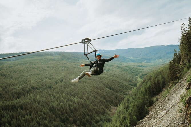 Superfly Ziplines on Cougar Mountain - includes 4 ziplines! - Line two: more forest, more momentum