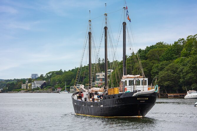 Tall Ship Silva Sailing Cruise Ft. a Live Musician - Setting Out Past the Halifax Waterfront
