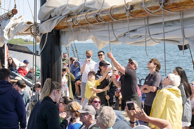 Tall Ship Silva Sailing Cruise Ft. a Live Musician - Raising the Sails With the Crew