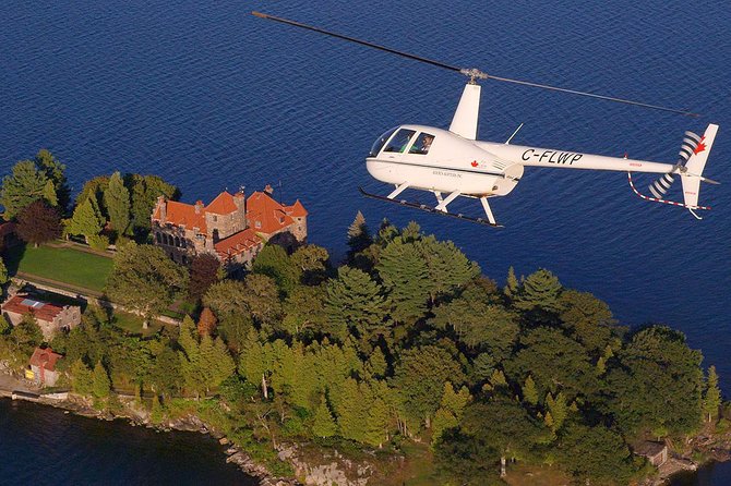 Thousand Islands Two Castle Helicopter Tour - Singer Castle on Dark Island