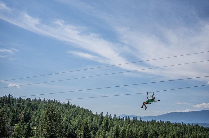 Thrilling 2-Hour Zipline Tour in Radium Hot Springs - Line six adds a playful prize challenge
