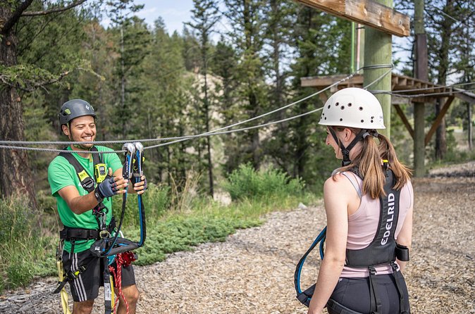 Thrilling 2-Hour Zipline Tour in Radium Hot Springs - The final double zip is the real finish