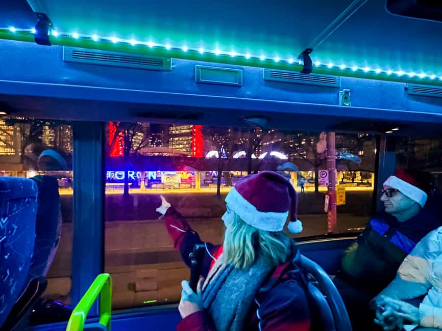 Toronto: Festive Lights Bus Tour - Meeting at Sankofa Square