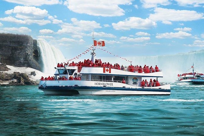 Toronto, Niagara Falls & Thousand Islands VIP 2–Day Trip - Niagara Falls from the air and the water