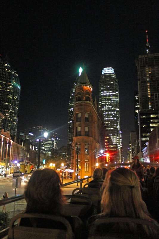 Toronto: Night Sightseeing Tour on a Double-Decker Bus - The Flatiron Building and Old Toronto