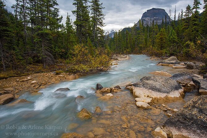 Tour of Yoho National Park See Canada's Second Highest Waterfall - Takakkaw Falls and the sound of falling water