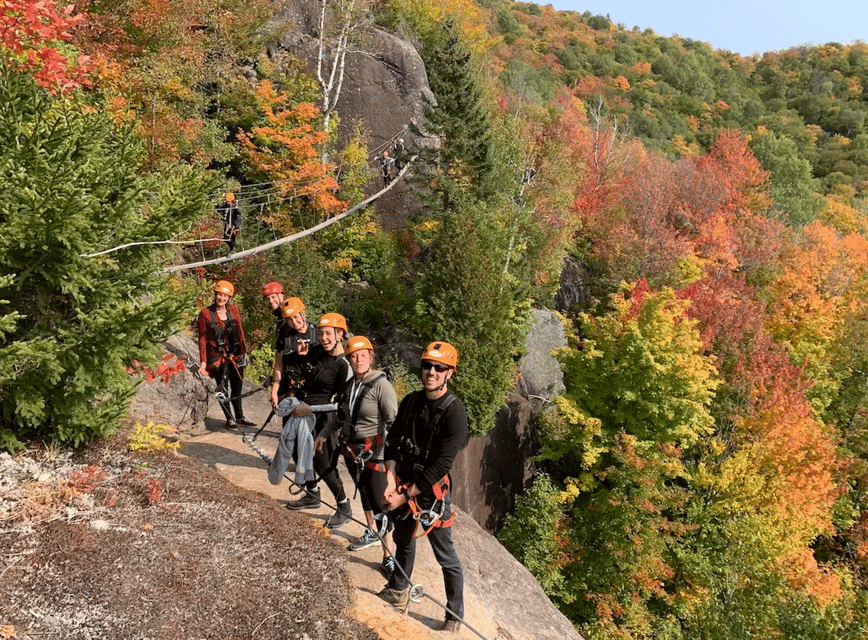 Tyroparc: Via Ferrata and Hiking in the Laurentians - Cap Beauséjour turns a hike into a climb