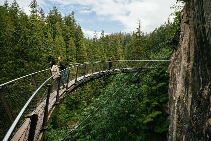 Vancouver: Capilano Suspension Bridge Park Ticket - Cliffwalk puts you against the canyon wall
