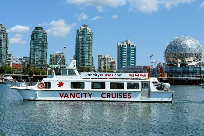 Vancouver Sightseeing Boat Cruise with Live Tour Guide - Meeting at X Port Marina