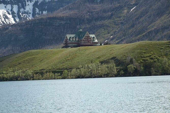 Waterton-Glacier International Peace Park | Be a Wildflower - Cameron Falls and the pink-water warning