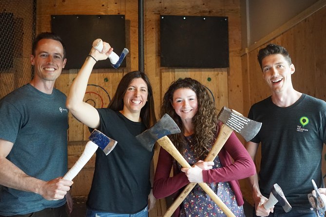 Whistler's Guided Axe Throwing Experience - What makes the coaching work for beginners