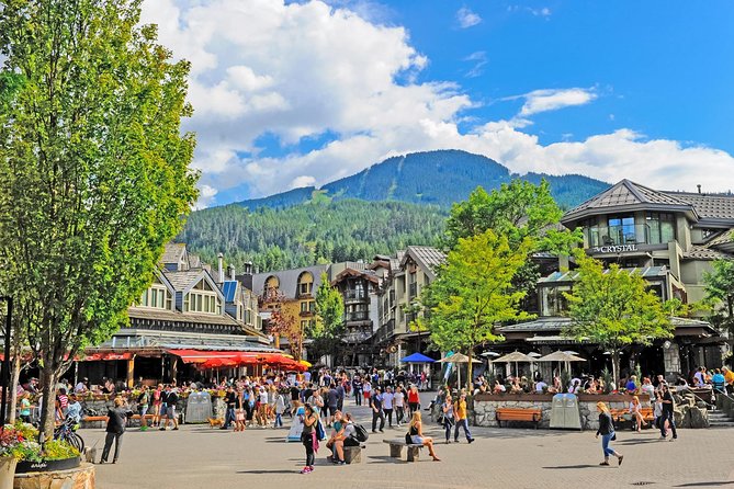 Whistler & Sea to Sky Gondola Day Trip from Vancouver - Crossing Lions Gate Bridge and leaving Vancouver