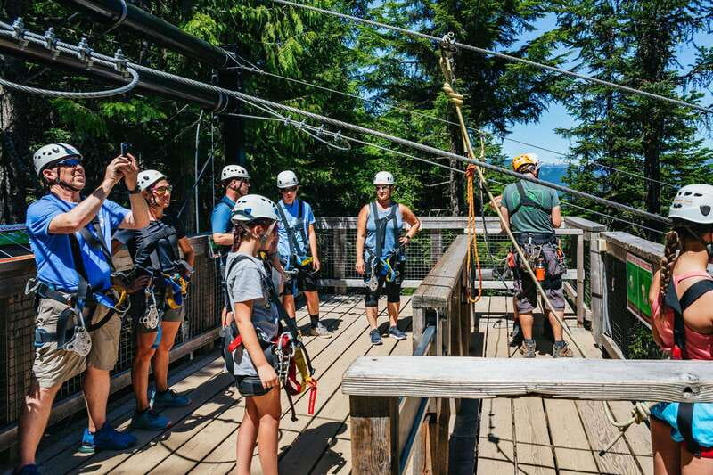 Whistler: Ziplining Experience - Starting at Carleton Lodge beside the gondola