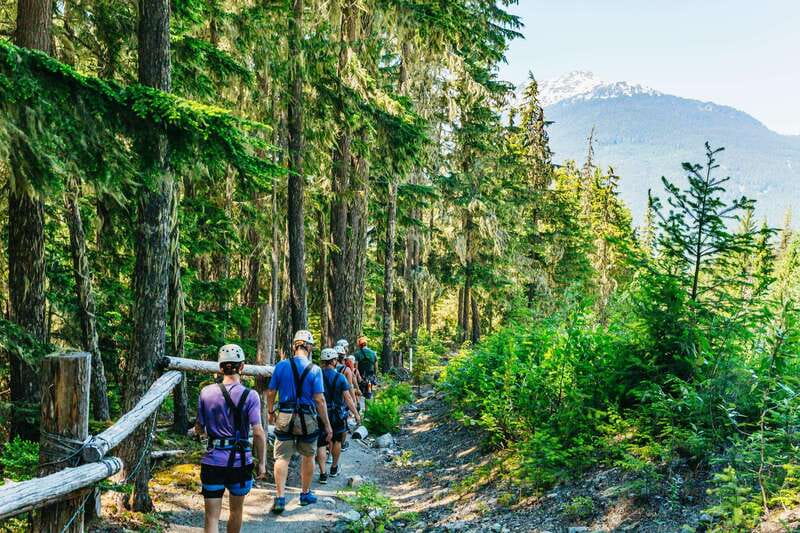 Whistler: Ziplining Experience - Riding the gondola up Whistler Mountain