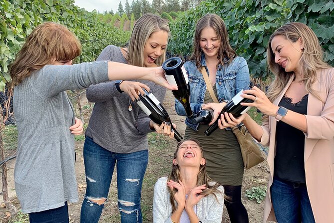 Wine Tour Experience In Lake Country 5 Wineries - Peak Cellars brings the vineyard setting closer